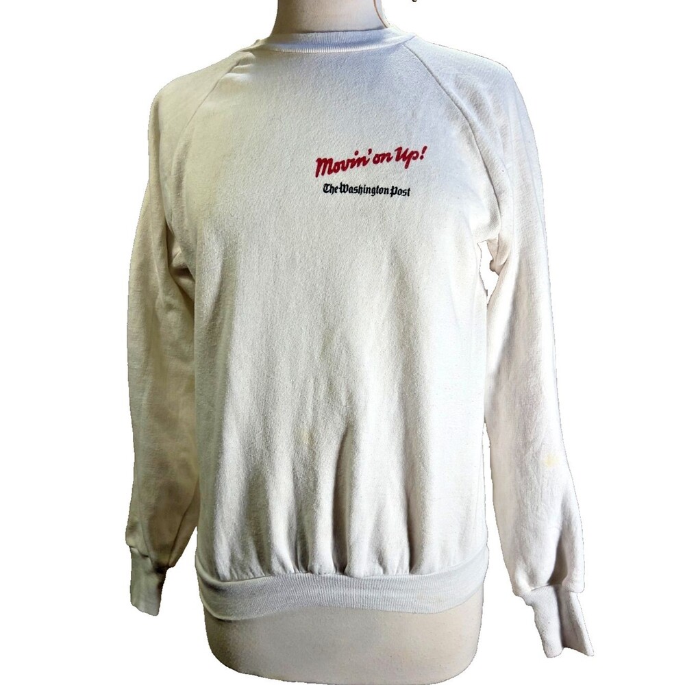 Healthknit Sweater Size M Vintage 80's Men Graphic Casual Athleisure Soft Top